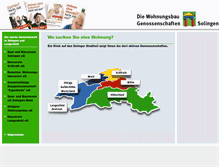 Tablet Screenshot of genossenschaften-solingen.de